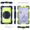 thumbnail image 4 of TECH CIRCLE Galaxy Tab A 8.4" Case SM-T307,  Sturdy Kickstand Rugged Case with Hand/Shoulder Strap, Green, 4 of 8