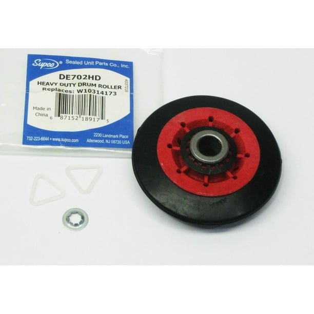 Dryer Drum Roller for Whirlpool Kenmore W10314173 Heavy Duty