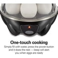 thumbnail image 7 of 3-in-1 Electric Egg Cooker for Hard Boiled Eggs,Poacher,Omelet Maker & Vegetable Steamer,Holds 14,Black (25508),(Pack of 2), 7 of 7