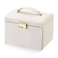thumbnail image 2 of Jewelry Drawer Storage Box With Lock Jewelry Box for Girls and Women Black, 2 of 8