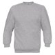 thumbnail image 1 of B&C - Sudadera básica con cuello redondo Corte moderno mangas Set In Hombre caballero (Gris), 1 of 1