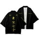 thumbnail image 1 of Anime Tokyo Revengers Draken Mikey Cosplay Disfraz Kimono Cárdigan Hombres/Mujeres Oversize Outwear XS-5XLShirt Cuello Haori, 1 of 4
