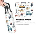 thumbnail image 2 of ALAZA Cute Car Airplane Water Bottle Insulated Flask Stainless Steel Straw Lid 20 oz, 2 of 6