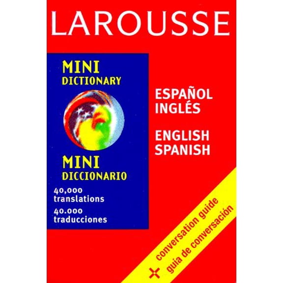 Pre-Owned Mini Dictionary/Mini Diccionario: Espaol/Ingls : English/Spanish, 9782034209109, 2034209109, Paperback,