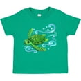 thumbnail image 3 of Inktastic Sea Turtle Swimming Boys or Girls Toddler T-Shirt, 3 of 5