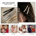 thumbnail image 5 of Clip de metal con letras y palabras, clip lateral, clip para flequillo, clip para la frente, sombreros, clip para el cabello, 5 of 5