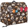 thumbnail image 2 of Stand Mixer Cover for Kitchen Coffee Pattern Mixer Protector Dust Covers Waterproof Fits All Tilt Head & Bowl Lift Models, 2 of 7
