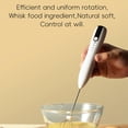 thumbnail image 6 of Electric Whisk Milk Frother Rechargeable Drink Mixer for Home Kitchen Use with Double Whisk Speeds, 6 of 8
