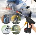 thumbnail image 3 of Autolavadora Irfora Lavadora de alta presión portátil de 12V 15A 30Bar Pistola de lavado inalámbrica con boquilla de generador de espuma Bomba de agua Rociador automático de jardín Lavadora de presión Irfora Autolavadora, 3 of 7