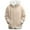 Beige, variant on KKBOTIVE Christmas Hoodie Men Women Xmas Solid Fuzzy Trim Sweatshirts Unisex Long Sleeve Pullover Tops Warm Outerwear 2025 Pink Size: XXL