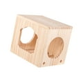 thumbnail image 4 of Casa para pájaros, caja de madera para hábitat de pájaros, casa para pájaros azules, casa para pájaros tipo jaula, caja de hábitat para pájaros al L, 4 of 8