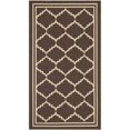 thumbnail image 1 of Safavieh Courtyard Chocolate Indoor Outdoor Rug - 2' x 3'7", 1 of 1