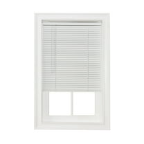 Traditional Elegance Cordless Anochecer Collection 1" Room Darkening Mini Blind 29x64 White