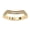 Yellow Gold, variant on Milgrain Chevron Curved Wedding Band Ring for Women, Round Cut Lab Created Moissanite Eternity Ring in 14K Solid White Gold Size-10