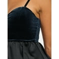 thumbnail image 4 of Madden NYC Women's Sleeveless Velour Bubble Hem Top, Sizes XXS-XXL, 4 of 5