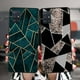 thumbnail image 2 of Funda negra de silicona con arte geométrico de mármol para Samsung A52 A72 A51 A71 A50 A70 A02 A12 A42 A32 A31 A21S A41 A20 A30 A40 A11 Tan Jianjun unisex, 2 of 2