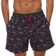 thumbnail image 1 of Bañador con cordón y estampado tropical para hombre, pantalones cortos de tabla de flamencos, pantalones cortos deportivos informales Adepaton BST3007152-4, 1 of 6
