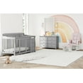 thumbnail image 2 of Lit de Bébé 5-en-1 avec Table à Langer Attachée Portofino de Storkcraft, Gris Galet, 2 of 15