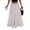 Pink, variant on Polka Dot Skirts for Women Drawstring Elastic High Waisted A Line Pleated Skirts Summer Beach Vacation Maxi Skirts, M