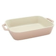 thumbnail image 3 of Staub Ceramic 4-pc Baking Pans Set, Casserole Dish with Lid, Brownie Pan, Light Pink, 3 of 9