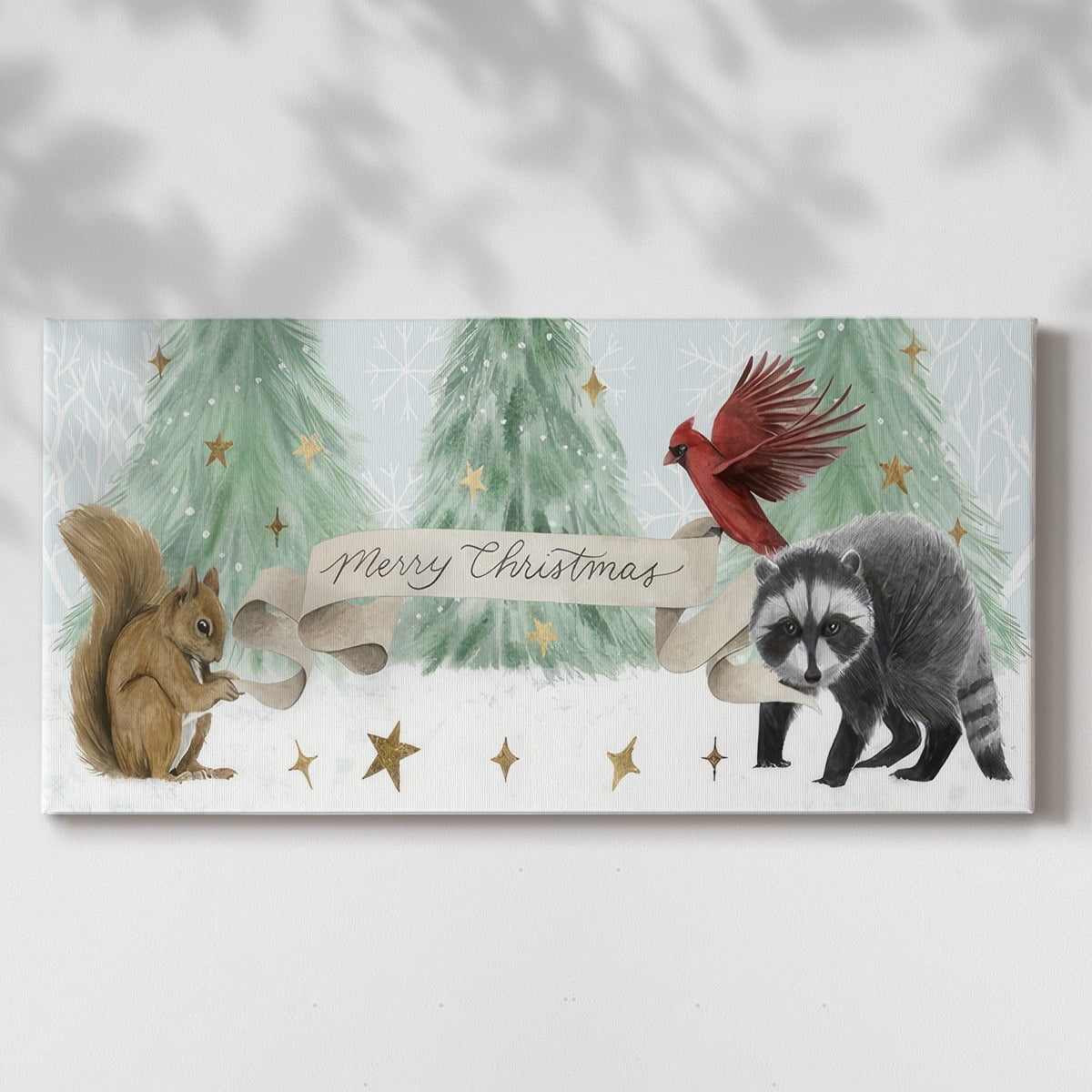 Christmas in the Forest Collection D- Gallery Wrapped Canvas