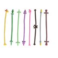 thumbnail image 1 of 8 Pcs Animal Cable Organizer Cartoon Cellphone Cable Cord Management Headset Earphone Winders Ties (Mixed Style), 1 of 3