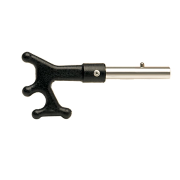 10" black and Silver Contemporary Boat Functional Hook