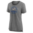 thumbnail image 2 of Women's Gray Los Angeles Dodgers Selected First Tri-Blend T-Shirt, 2 of 3