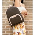 thumbnail image 3 of Michael Kors Womens Jaycee Medium Logo Backpack 35S2G8TB2B-424 (Powder Blush), 3 of 7