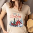 thumbnail image 4 of Loads of Christmas Cheer T-Shirt | Red Barn Holiday Graphic Tee, Light Pink, Size XL, 4 of 6