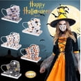thumbnail image 1 of 50 máscaras para niños de Halloween, máscaras para niños desechables, 3 capas, patrones de dibujos animados lindos de edición limitada de Spooky Halloween, 1 of 1