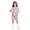 Pink, variant on Grblisyd Back to School Outfits for Girls Kids Short Sleeve T-Shirts and Elastic Waist Shorts 2 Piece Summer Sets