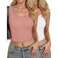 thumbnail image 1 of Blusas cortas de 2 piezas AURUZA sin mangas con espalda cruzada sin mangas S, 1 of 7