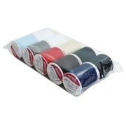 Allary Multi-Color All Purpose 100% Polyester Sewing Thread, 200 yd (10 Piece)