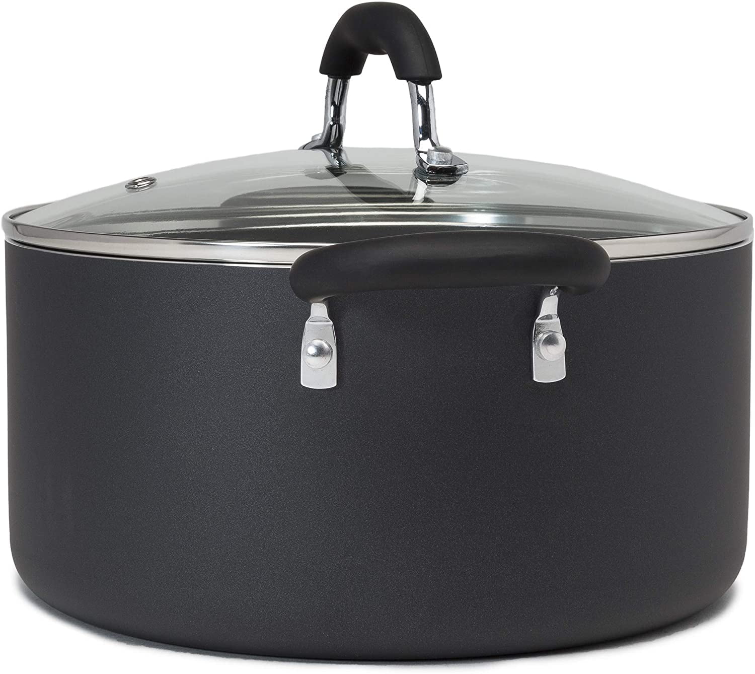 PHANTOM CHEF 6.4 QT Dutch Oven Pot with Lid | Non-Stick Ceramic Coating |  with Dual Handles & Handle Covers | PTFE & PFOA Free | Induction Compatible