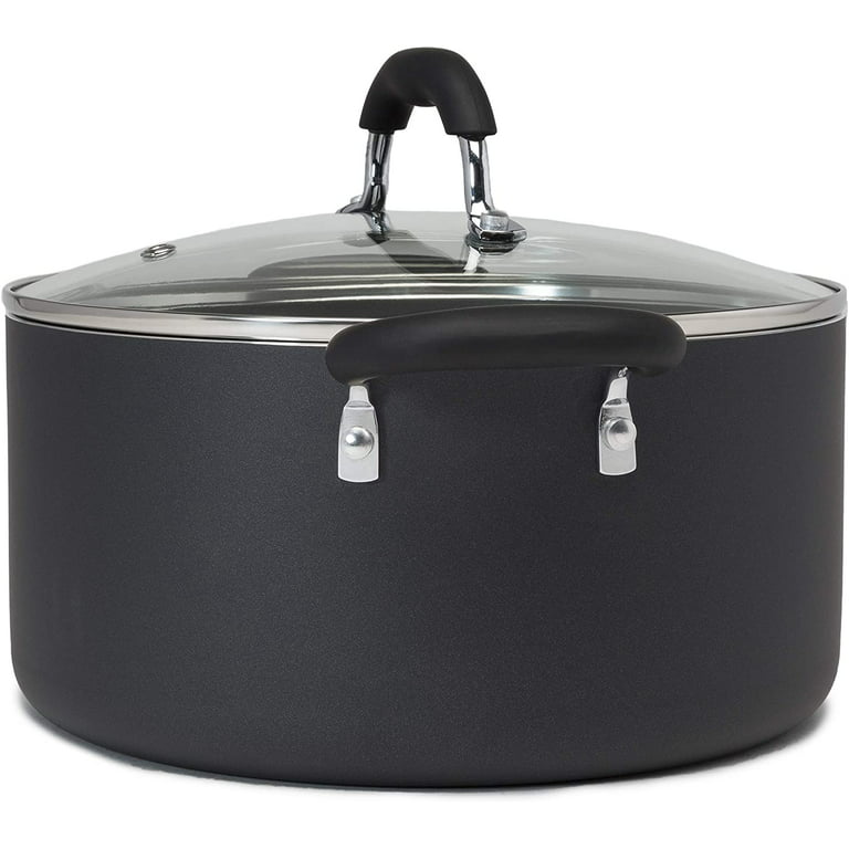 Goodful Aluminum Non-Stick Dutch Oven With Tempered Glass Steam