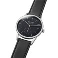 thumbnail image 3 of NOMOS Glashutte Orion Neomatik 39 Automatic Stainless Steel Black Dial Black Leather Strap Mens Watch 346, 3 of 7