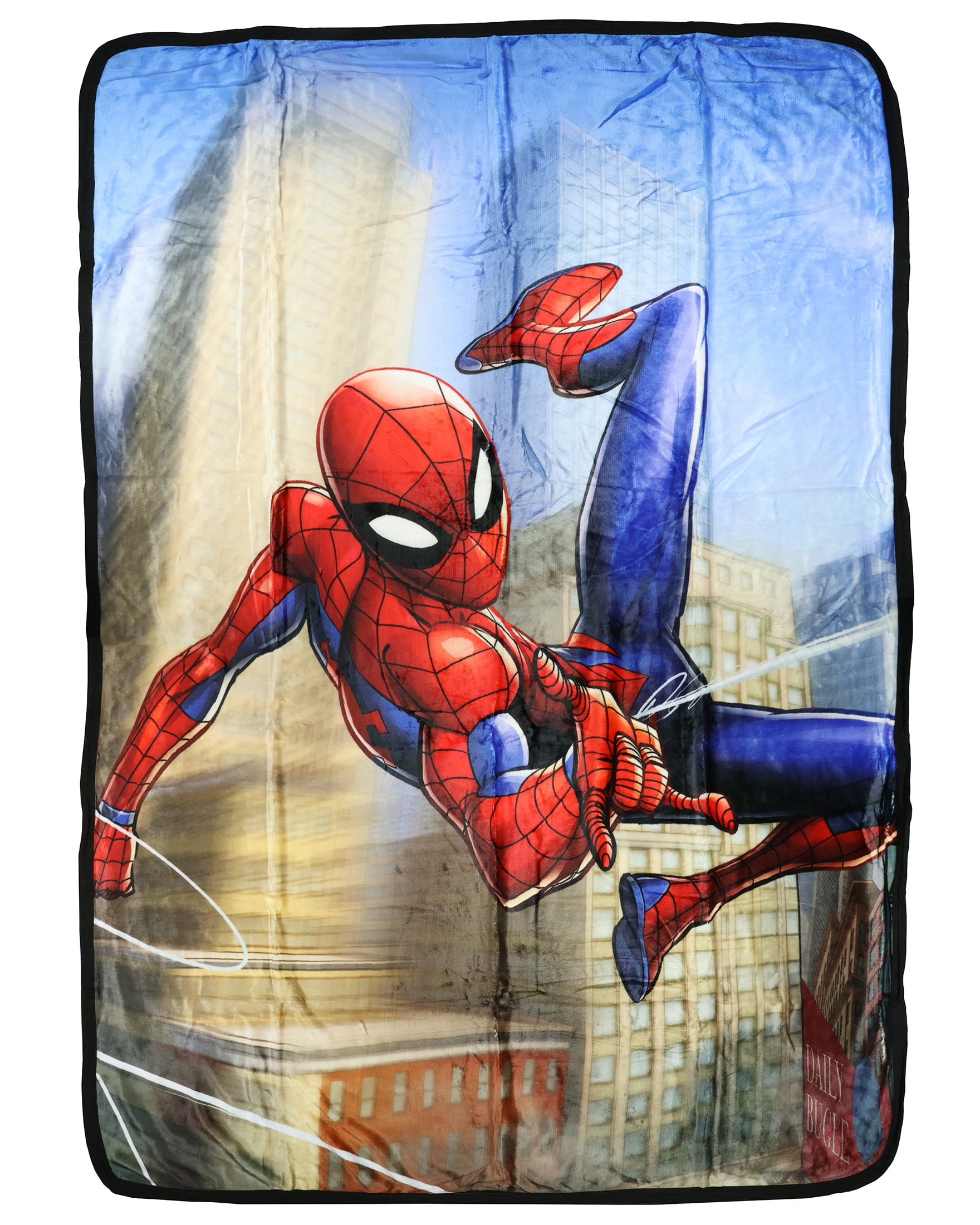 Spider-Man, Spidey Webs Silk Touch Comfy Wsleeves, 48x71 inches