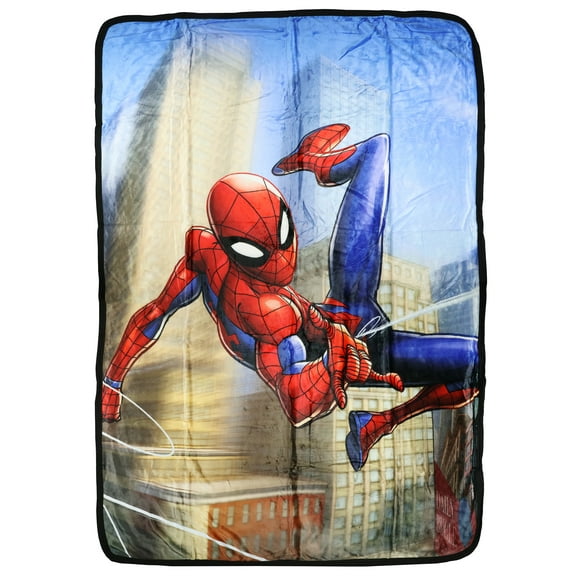 Marvel Spider-Man Blanket Web-Slinger Double-Sided Silk Touch Throw