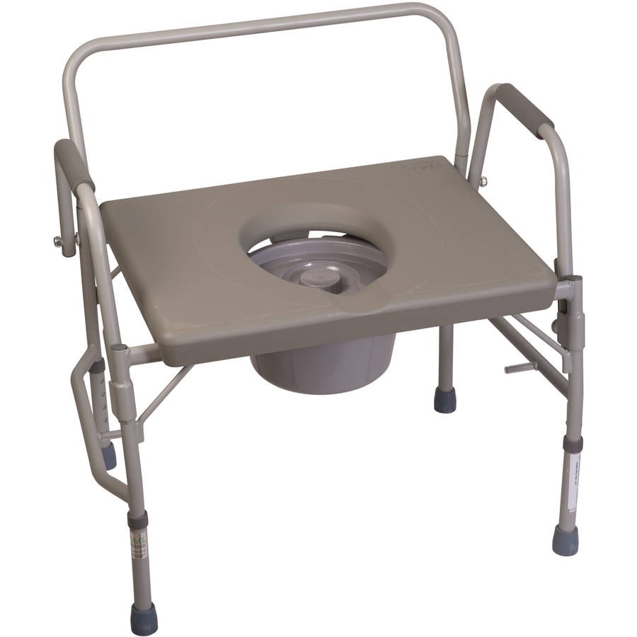 DuroMed Commode Chair, HeavyDuty Steel Commode Toilet Chair, Toilet