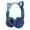 Navy Blue, variant on Cat Ear Headphones with LED Lights, Wireless Bluetooth 5.0 & Wired Over-Ear Headset, Built-in Mic/Mute Button, Foldable Design, Comfortable for Kids/Teens/Adults - School, Travel, Gaming