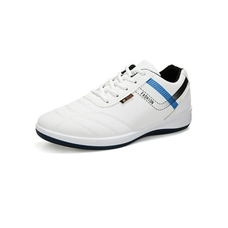 

Bellella Men Running Shoe Lace Up Athletic Shoes Sport Sneakers Lightweight Trainers Outdoor Walking Casual Sneaker White 8