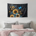 thumbnail image 5 of SEANATIVE Sunflower Tapestry Galaxy Butterfly Tapestry for Bedroom Tapestry Wall Hanging Wall Tapestry for Bedroom 36H*24W Tapestry Ceiling Tapestry Tapestry for Kitchen Laundry Room, 5 of 6