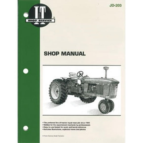 Reliable Aftermarket Parts Our Name Says It All JD203 Fits John Deere 3010 3020 4000 4010 4020 4320 4520 4620 5010 5020 6030 Manual