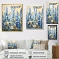 thumbnail image 4 of Designart "Serene Blue Bonnets Field" Blue Bonnets Floater Framed Wall Art Prints, 4 of 5