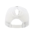 thumbnail image 4 of Infinity Her CHARLIE Women's Modern Trucker Cap-Grey Cow/ White, 4 of 4