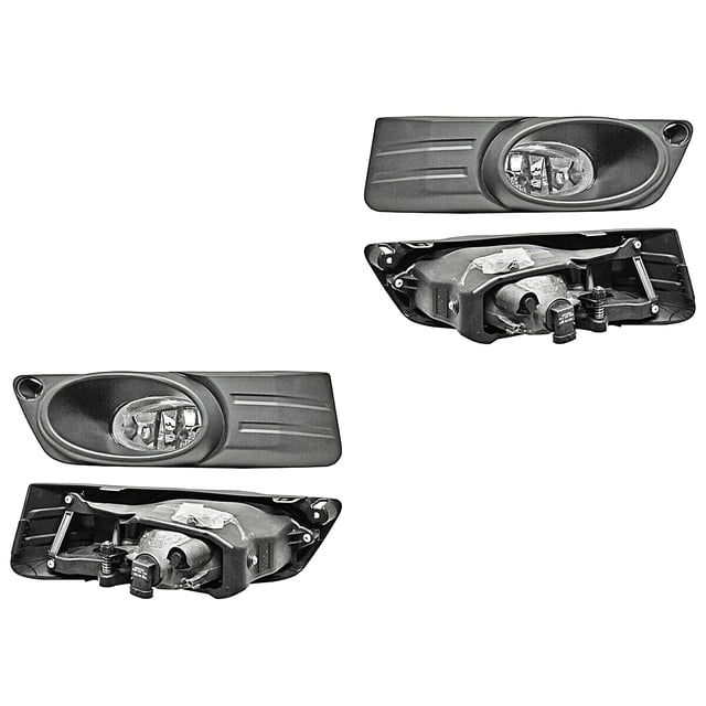 Par de Faros Para Niebla TYC Fit 2012 A 2014 Honda C/Parrilla