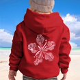 thumbnail image 4 of AJIWYH Vêtements pour Filles Taille 8 Mode Décontractée pour Filles Haut à Capuche Imprimé à Manches Longues Mode pour Filles Rouge, 5-6 Ans, 4 of 4