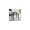 thumbnail image 2 of SAFAVIEH Luella Modern Style Stackable Stool, Black (21.7 in. W x 21.7 in. D x 18.3 in. H), 2 of 3
