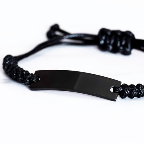 Epic Daddy Gifts, Daddy To An Incredible,, Sarcastic Birthday Black Rope Bracelet For Dad, Engraved Bracelet From Son, Fathers Day gifts, Gifts for dads, Gift ideas for fathers, Best gifts for dads,